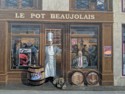 Even the storefronts are paintings