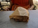 June's hamburger...