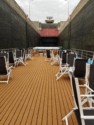 On the top deck as we go through another lock
