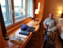 Pete at the Sheraton Hotel at the De Gaulle airport