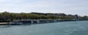 Riverboats parked along the quay.  Ours is second
