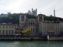 The Cathedral with the Basilica of Notre-Dame de Fourviere on the hill