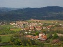 View from village of the countryside