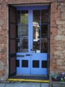 Blue door