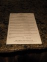 Hatcher tasting menu