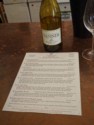 Tanner tasting menu